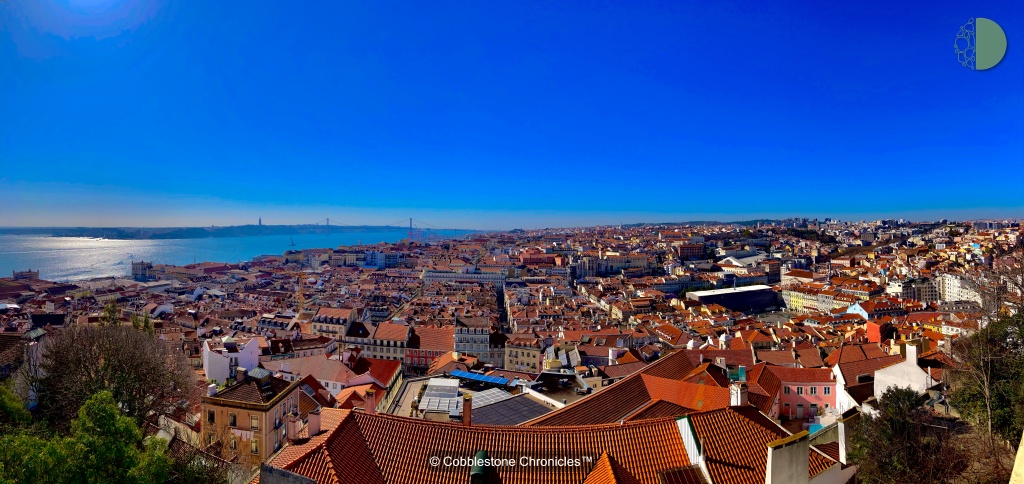 View of the city below from São Jorge castle.